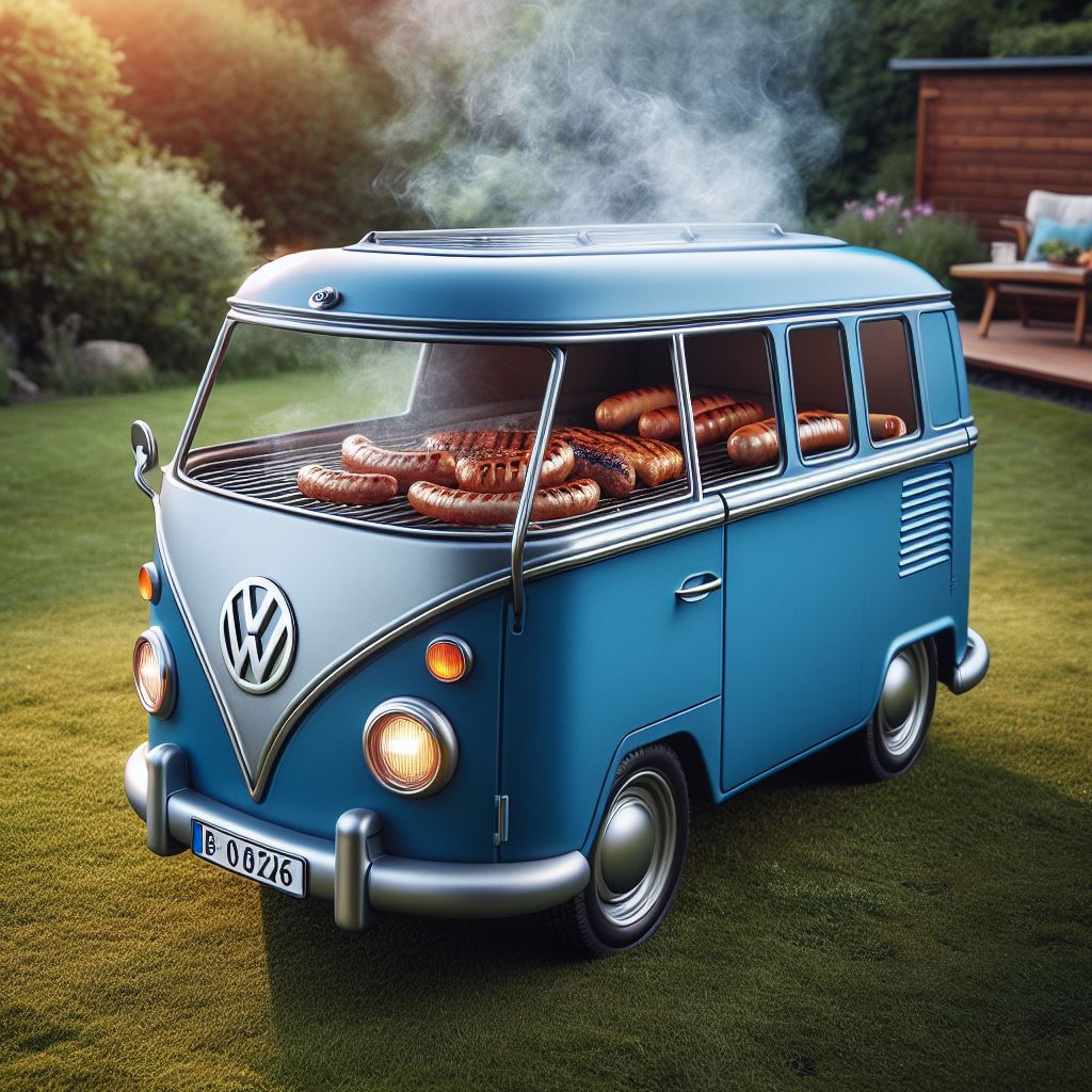 Volkswagen Bus Griller: Stainless Steel Suitcase Grill Overview