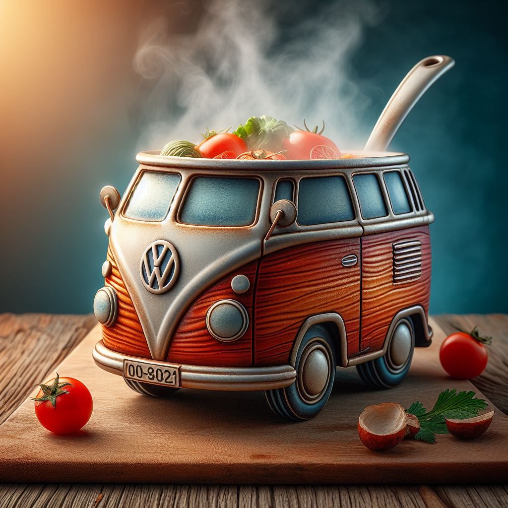 Volkswagen Bus Shaped Slow Cookers: Retro Charm & Practicality