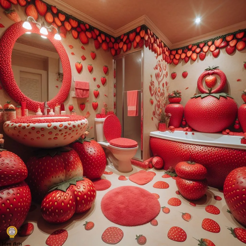 Bathroom Inspired by Strawberry: Design Ideas & Decor Tips
