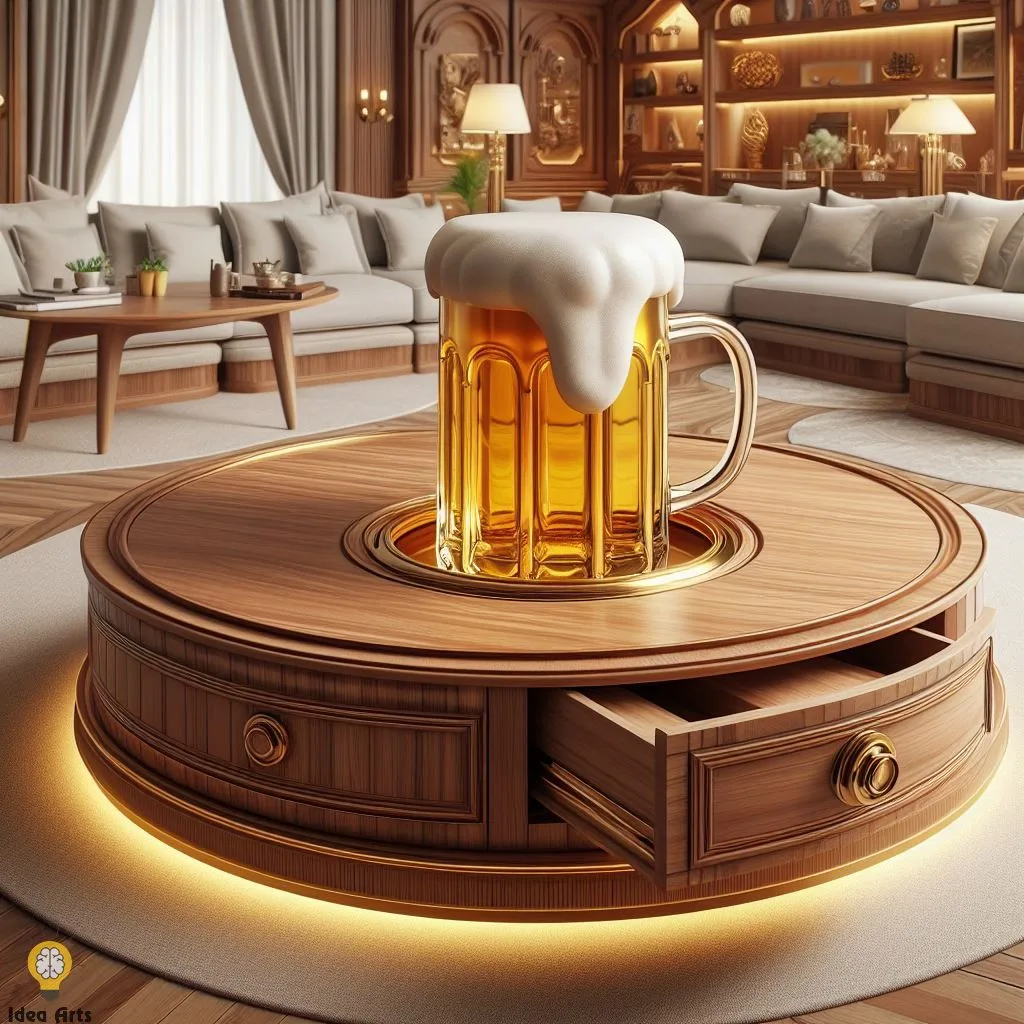 Beer Shaped Coffee Table: Design, Decor, and More
