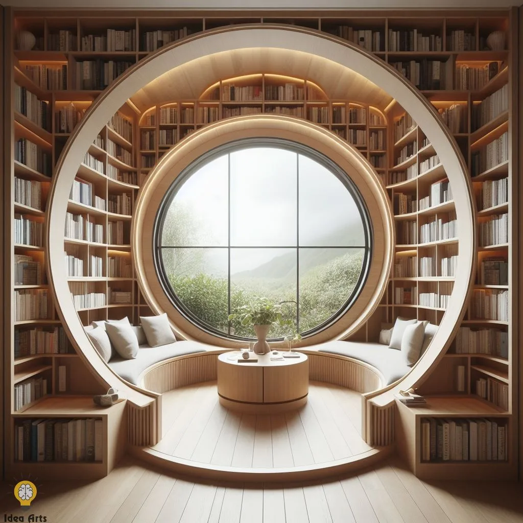 Giant Circular Library Bookshelf Design Guide