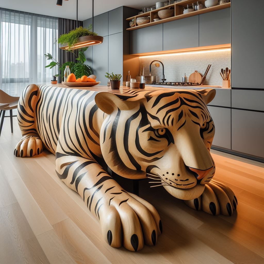 Kitchen Island with Animal Designs: Transform Your Space!