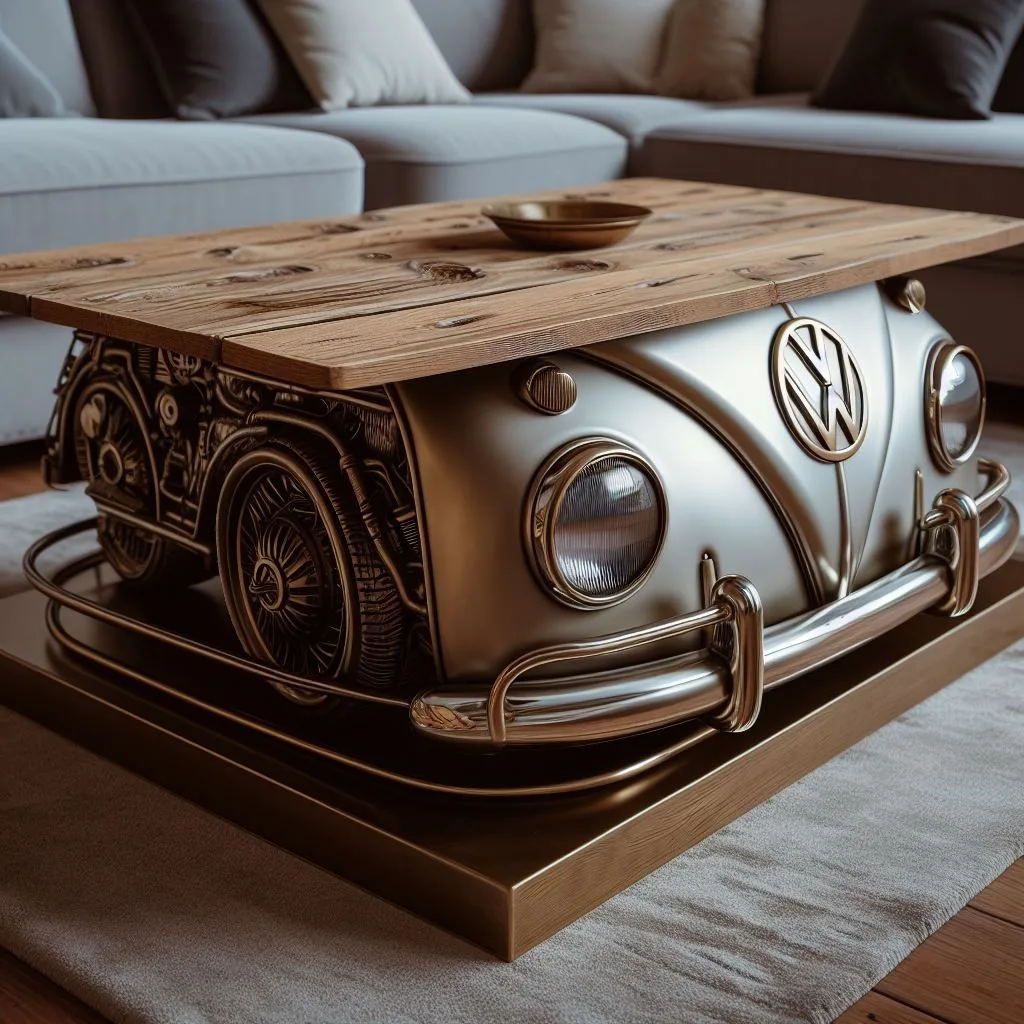 Volkswagen Inspired Coffee Table Designs: Unique VW Beetle & Campervan Concepts