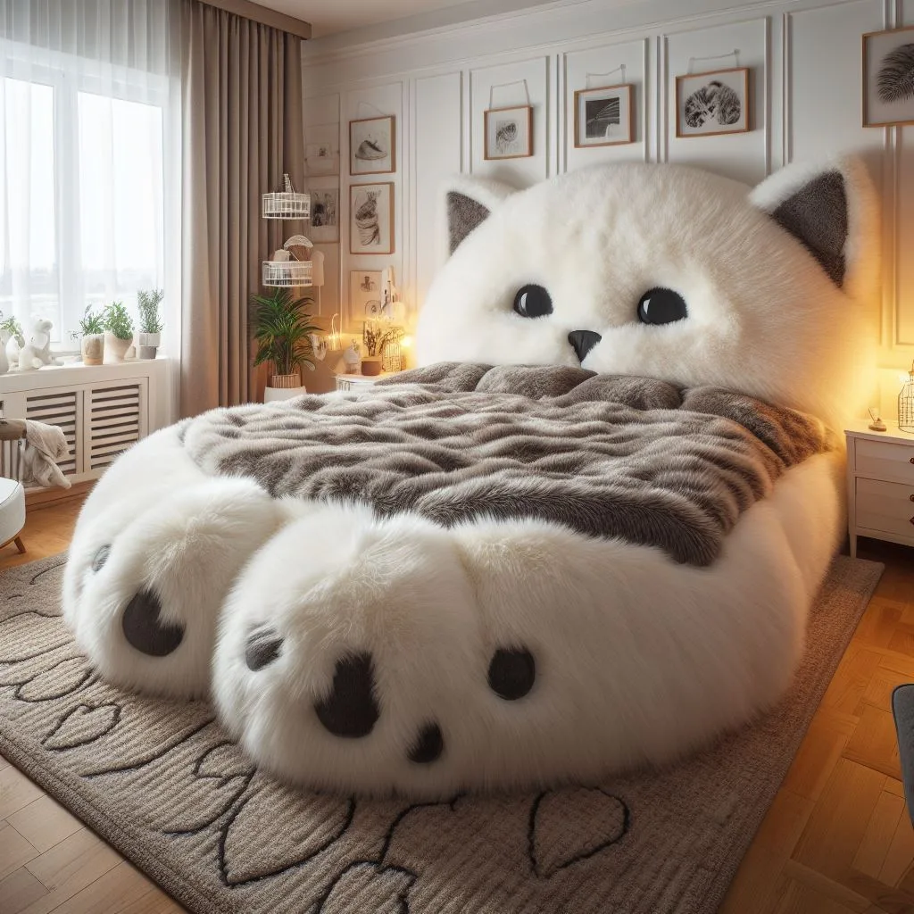 Delving into the Furry Cat Bed Designed for Humans