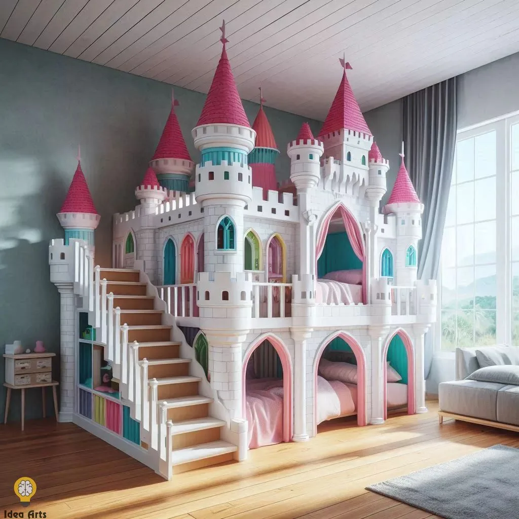 Castle Shaped Bunk Bed Design: Enchanting Ideas for Kids