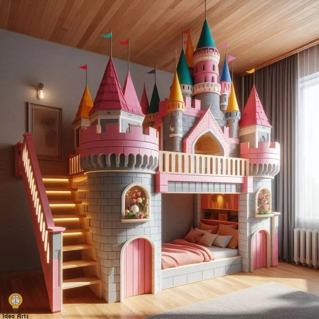 Castle Shaped Bunk Bed Design: Enchanting Ideas for Kids