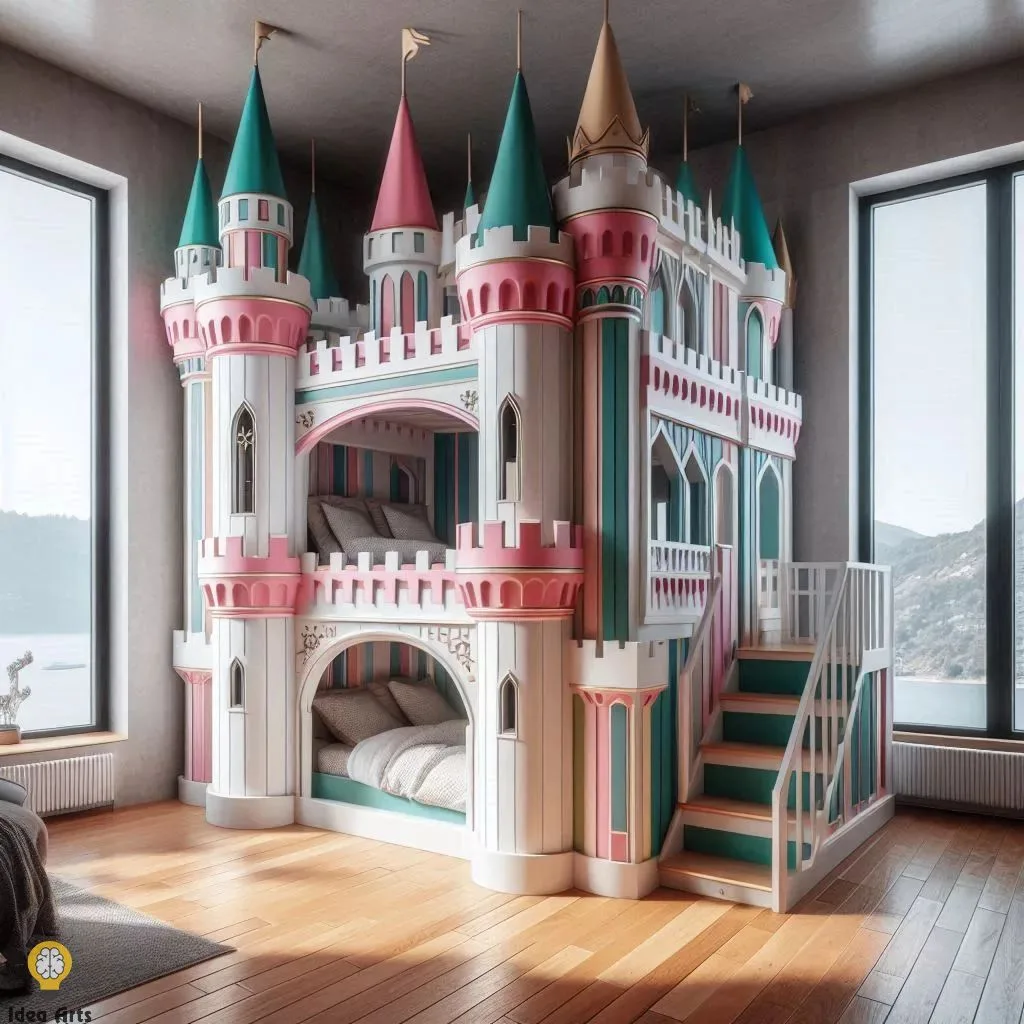 Castle Shaped Bunk Bed Design: Enchanting Ideas for Kids